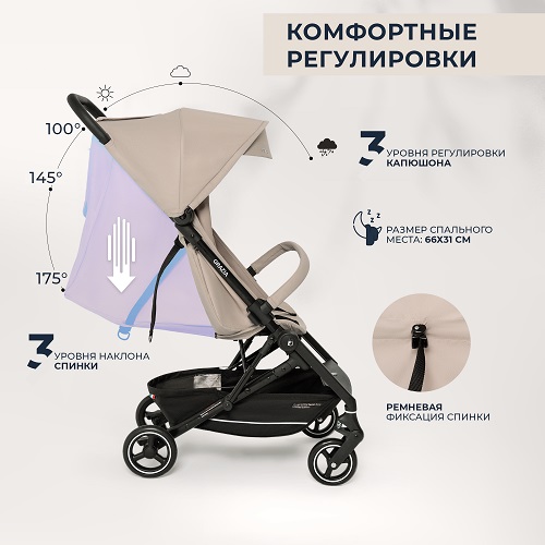 Детская прогулочная коляска Sweet Baby Grazia — фото 5