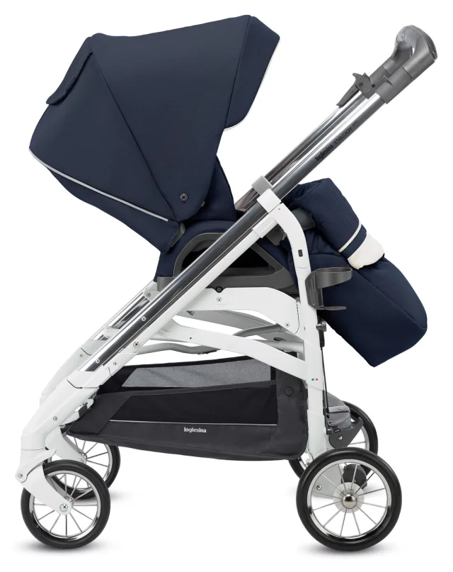 Детская коляска Inglesina Trilogy Plus System Quattro 4 в 1 на шасси Trilogy Plus Chrome White — фото 9