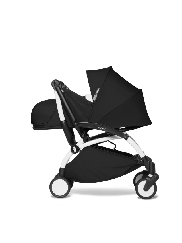Детская коляска Babyzen Yoyo 2 Newborn Pack 2 в 1 на белой раме — фото 2