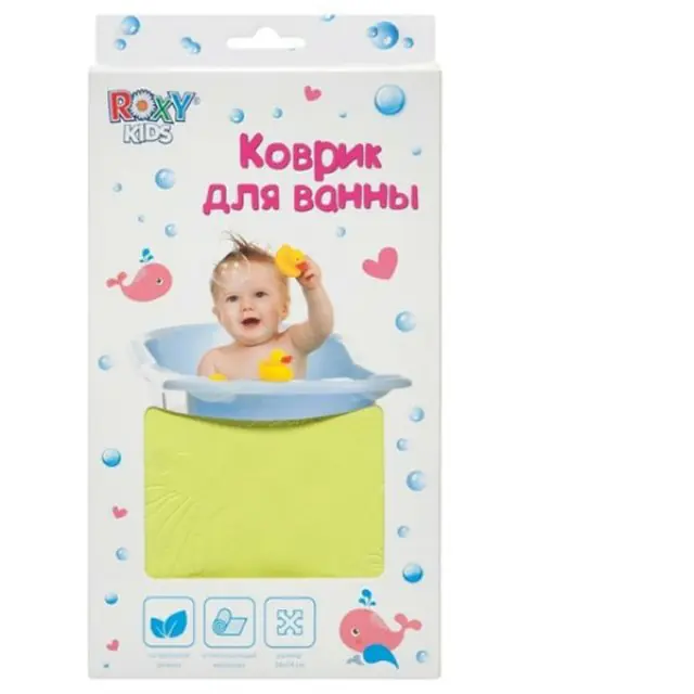 BM-3474 Антискользящий резиновый коврик Roxy Kids Рокси Кидс для ванны 34 х 74 — главный ракурс