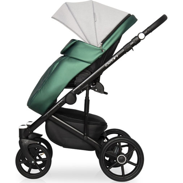 Детская коляска Riko Basic Ozon Shine 3 в 1, эко-кожа — фото 7