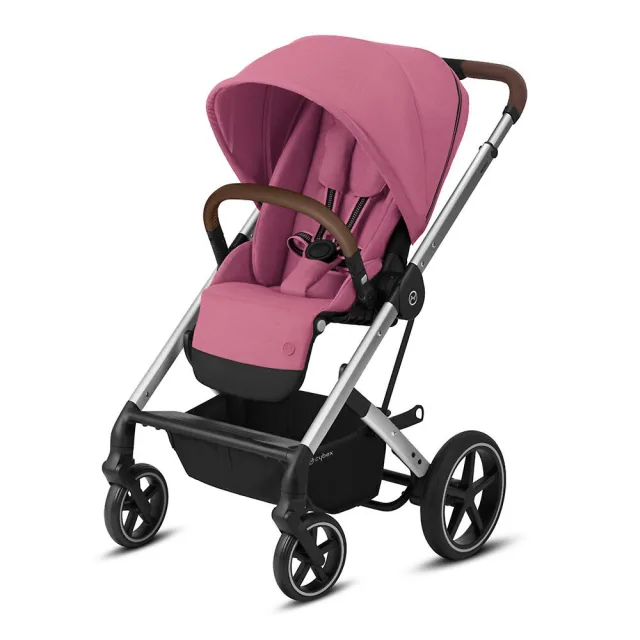 Детская прогулочная коляска Cybex Balios S Lux на серебряной раме — фото 14