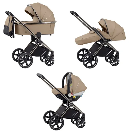 Детская коляска Carrello Ultimo CRL-6512 3 в 1, Merino Beige — главный ракурс
