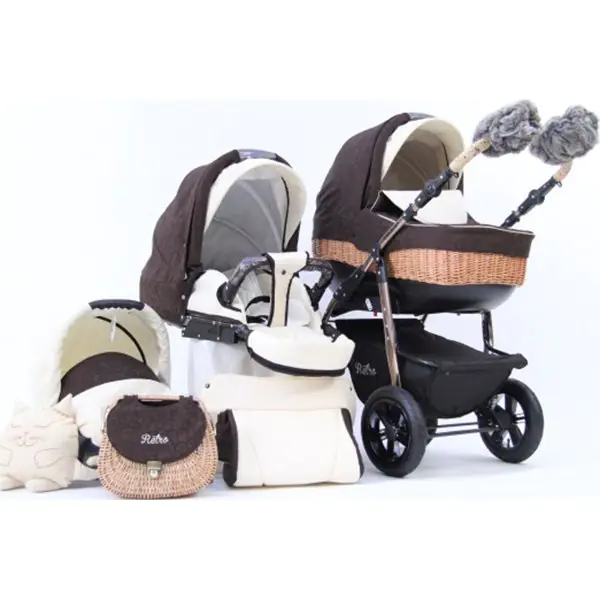 Детская коляска Car-Baby Retro Sport 3 в 1 — главный ракурс