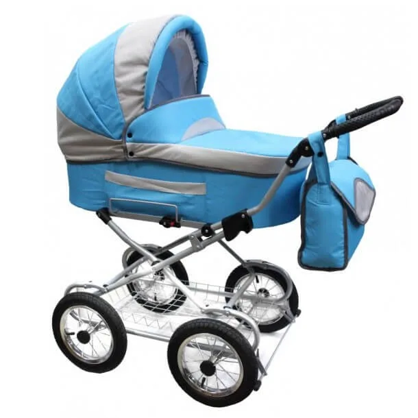Детская коляска Retrus Planet S 2 в 1, Голубой — главный ракурс