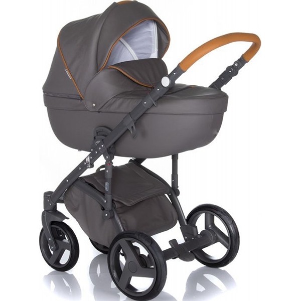 Детская коляска BeBe-Mobile Ravenna Deluxe 2 в 1, эко-кожа — фото 6