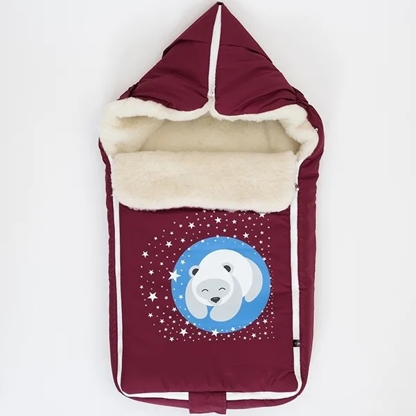 Зимний конверт Mr Sandman Bear, 05 Розовый — главный ракурс