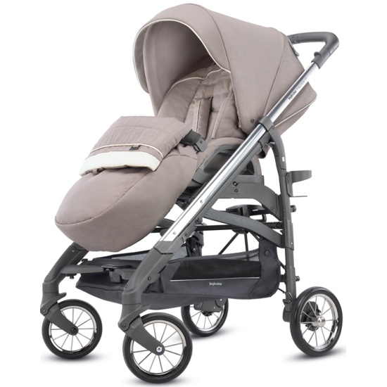 Детская коляска Inglesina Trilogy Plus System Quattro 4 в 1 на шасси Trilogy Plus Chrome Slate — фото 6