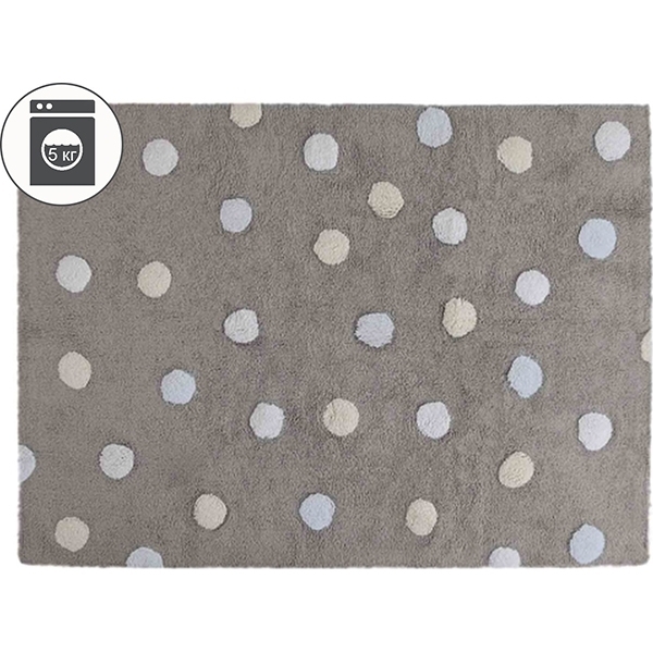 Ковер в детскую Lorena Canals Tricolor Polka Dots — фото 4