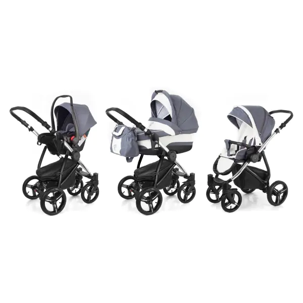 Детская коляска Esspero Newborn Lux 3 в 1, шасси Chrome — фото 1
