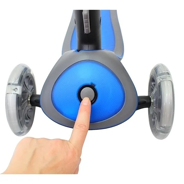 Трехколесный самокат-беговел Globber Evo 4 в 1 Plus 454 с подножками и 3 светящимися колесами — фото 17