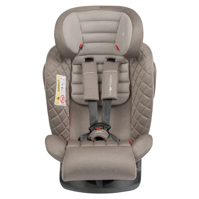 Детское автокресло Indigo Smart+ Isofix, капюшон, подножка — фото 3