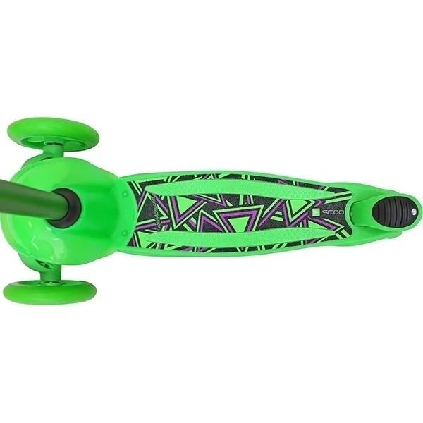 Трехколесный самокат Y-Scoo RT Trio Diamond 120 Kaleidoscope со светящейся платформой — фото 12