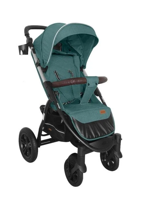 Детская прогулочная коляска Baby Tilly Omega Т-1611, Beige — главный ракурс