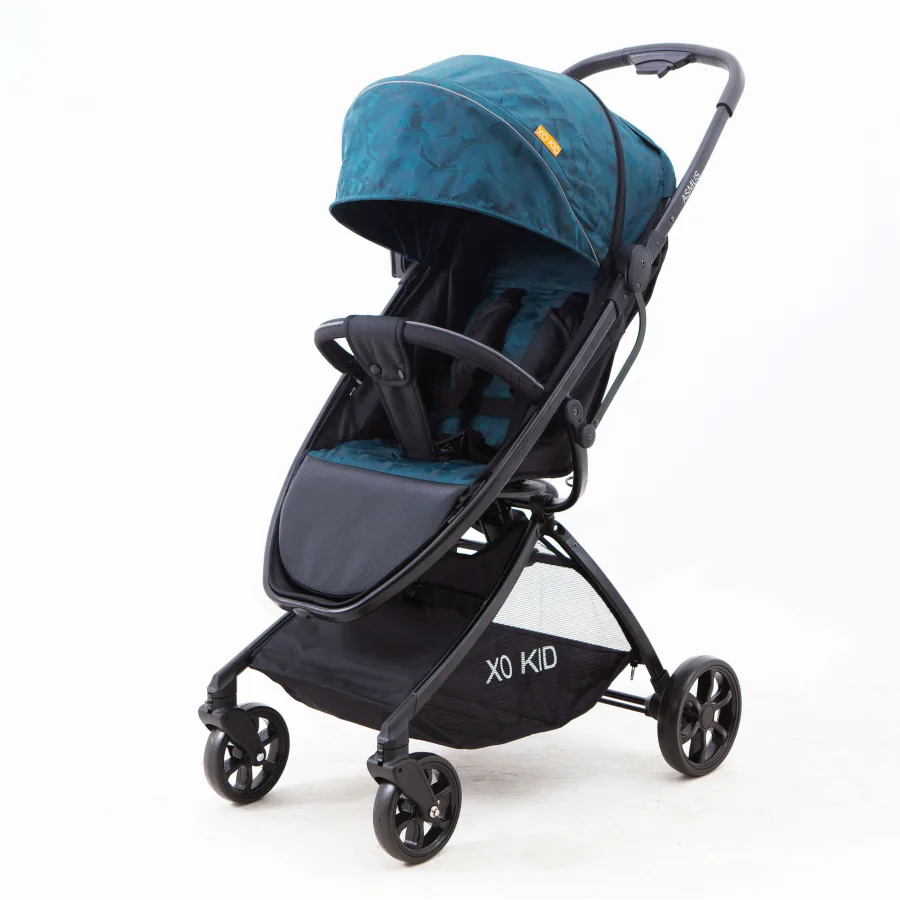 Детская прогулочная коляска XO KID Asmus, blue — главный ракурс