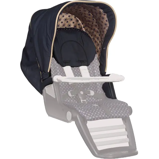Комплект Teutonia Set Тевтония Сет: капор Canopy + подлокотники Armrest + подголовник Headrest 2016, Расцветка 6060 — главный ракурс