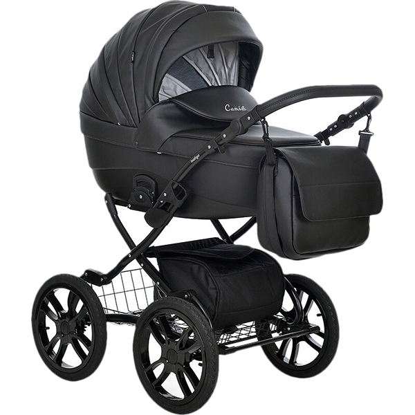 Детская коляска Indigo Camila 18 S Plus 14 2 в 1, ткань+эко-кожа — фото 19