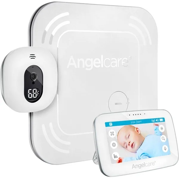 Видеоняня с сенсорным LCD дисплеем и беспроводным монитором дыхания AngelCare AC417 — главный ракурс