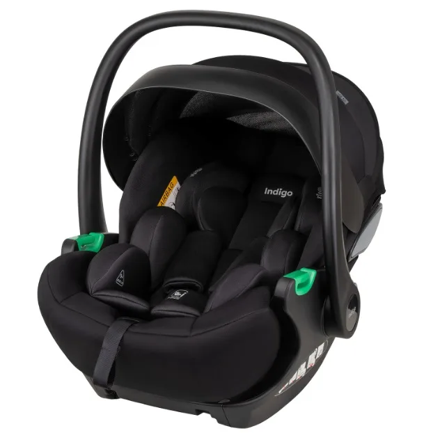 Детское автокресло Indigo Techno I-Size, Серый — главный ракурс