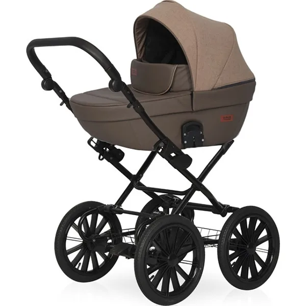 Детская коляска Riko Basic Aicon Prestige 2 в 1, 01 Серый - Белый — главный ракурс