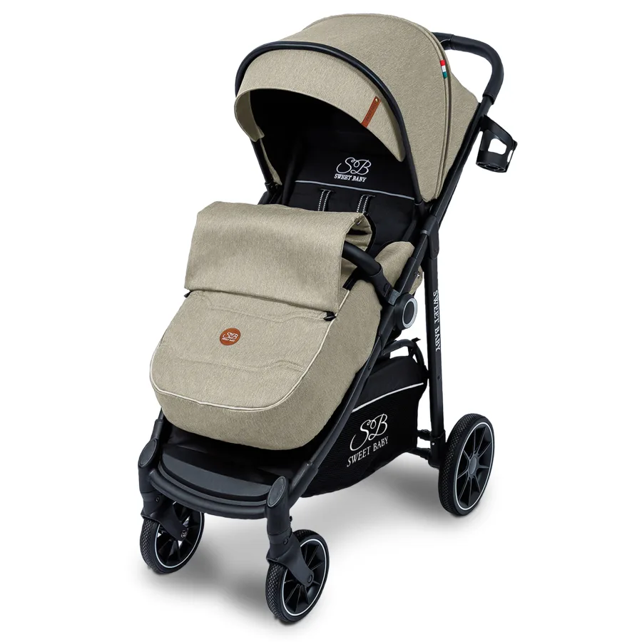 Детская прогулочная коляска Sweet Baby Imperio, Khaki Neo — главный ракурс