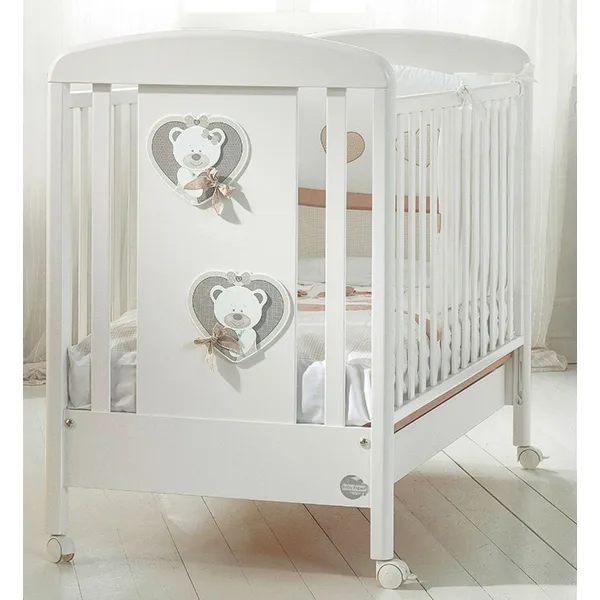 Детская кроватка Baby Expert Bon Bon Duetto, колесо — фото 1
