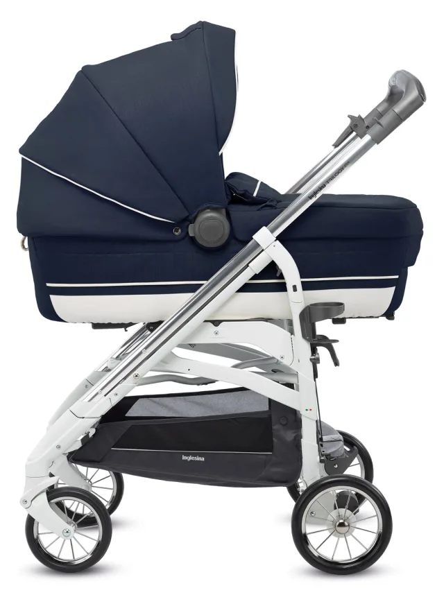 Детская коляска Inglesina Trilogy Plus System Quattro 4 в 1 на шасси Trilogy Plus Chrome White — фото 3
