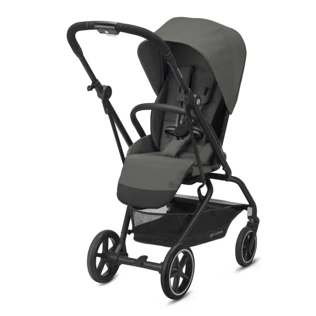 Детская прогулочная коляска Cybex Eezy S Twist Plus 2 на черной раме — фото 2