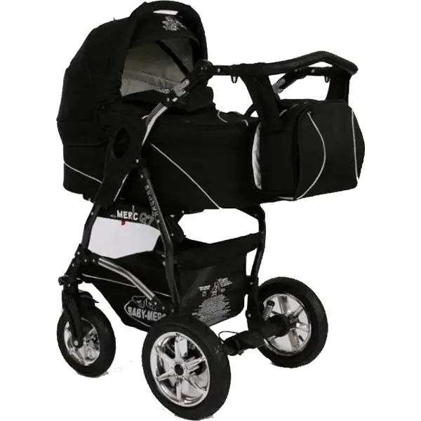 Детская коляска Baby-Merc Q7 Deluxe 2 в 1 — главный ракурс