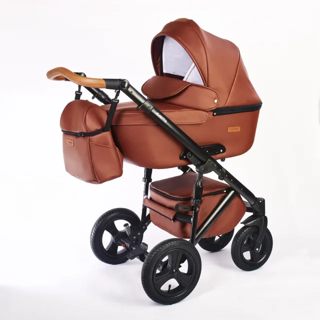 Детская коляска Nastella Martin 2 в 1, 100% эко-кожа — фото 31
