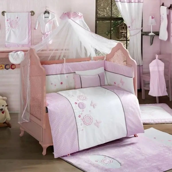 Комплект постельного белья Kidboo Sweet Flowers 4 предмета — фото 1