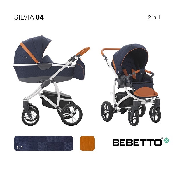 Детская коляска Bebetto Silvia 2 в 1 — фото 26