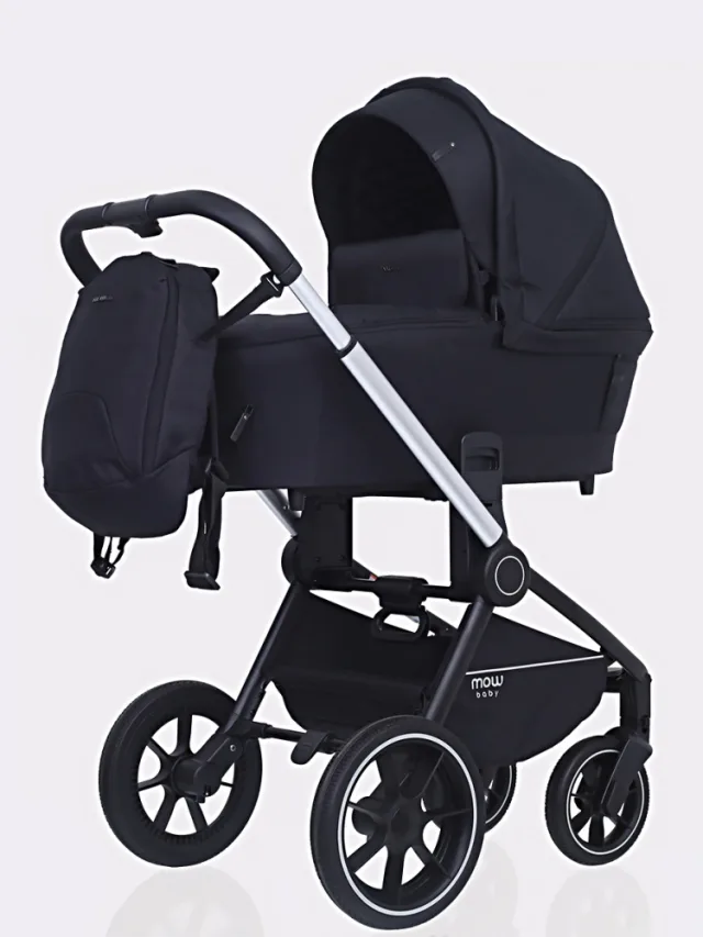 Детская коляска Mowbaby Zoom PU 2 в 1 на серебряной раме — фото 3