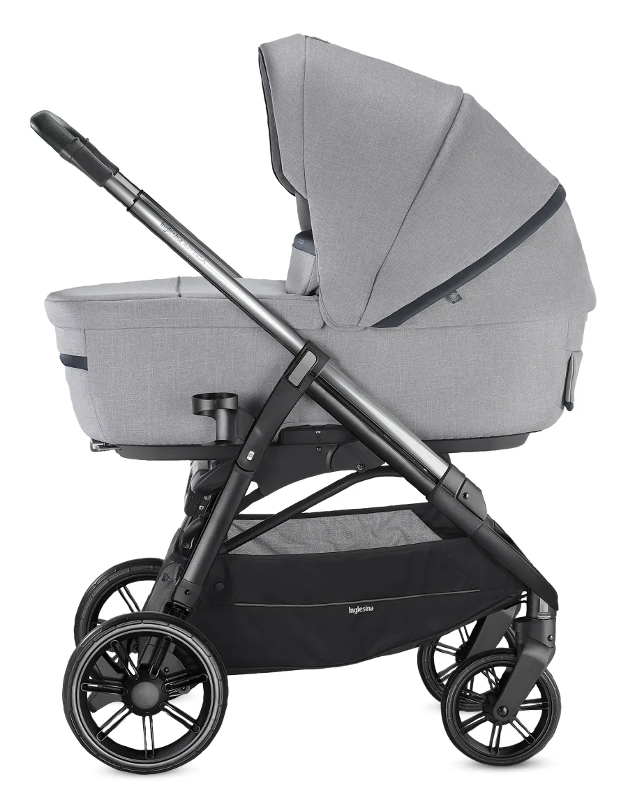 Детская коляска Inglesina Aptica System Duo 2 в 1 на шасси Aptica Black, AA72P0CMB + AE70N0000 — главный ракурс