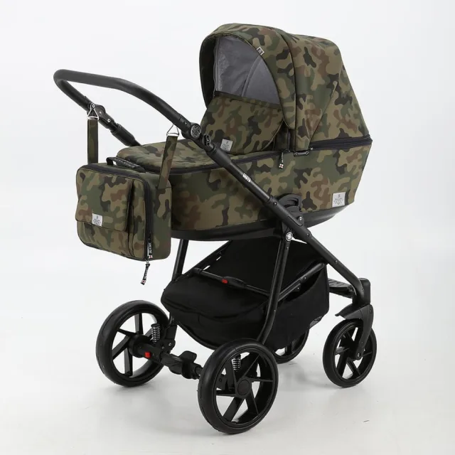Детская коляска BeBe-Mobile Gusto 3 в 1, ткань+экокожа — фото 18