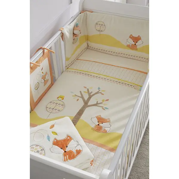 Комплект белья в кроватку Tutti Bambini Woodland Walk Тутти Бамбини Вудлэнд Вок, 7 предметов — главный ракурс