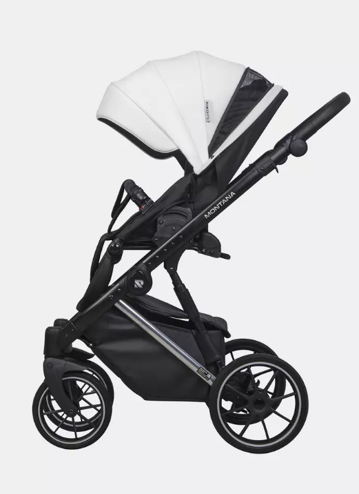 Детская коляска Riko Basic Montana Premium Silver 2 в 1 — фото 8