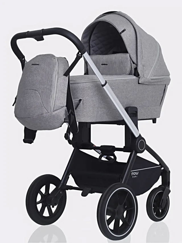 Детская коляска Mowbaby Zoom PU 2 в 1 на серебряной раме — фото 2