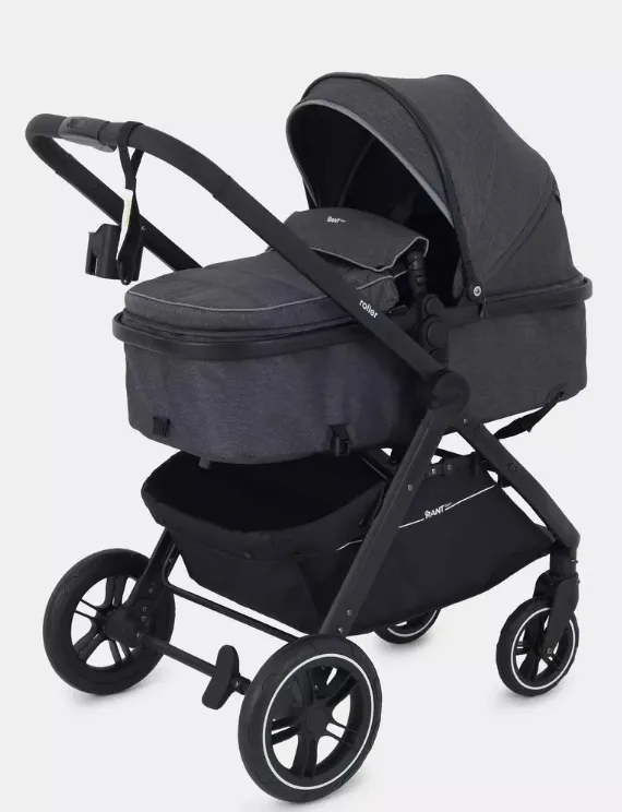 Детская коляска-трансформер Rant Basic Roller 2 в 1, Grey — главный ракурс