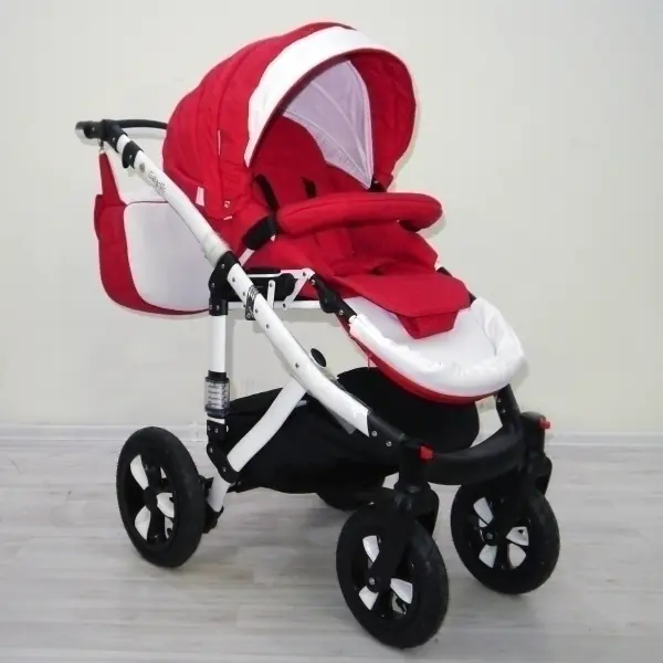 Детская коляска Adamex Galactic Eco 2 в 1, 50% эко-кожа — фото 7