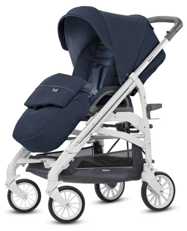 Детская коляска Inglesina Trilogy System Duo 2 в 1 на шасси Trilogy Slate White — фото 5