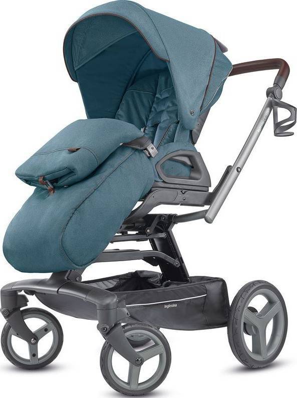 Детская коляска Inglesina Quad System 2 в 1 на шасси Quad Titanium Black Coffee — фото 4