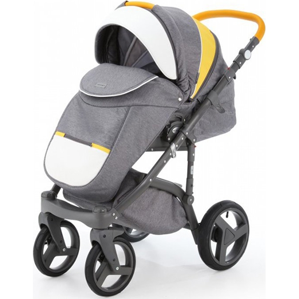 Детская коляска BeBe-Mobile Ravenna Sport 3 в 1, ткань+эко-кожа — фото 3