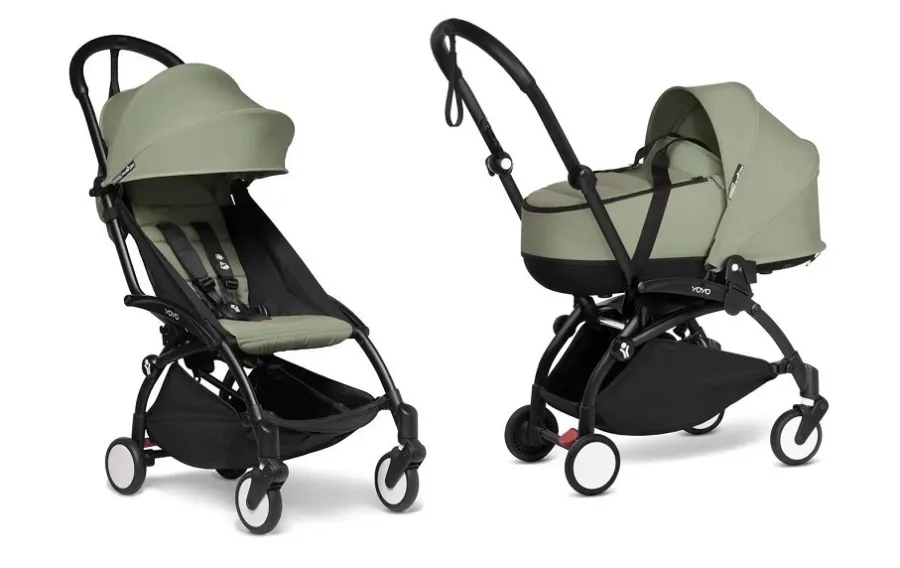 Детская коляска Babyzen Yoyo 2 Bassinet 2 в 1 на черной раме, Aqua — главный ракурс