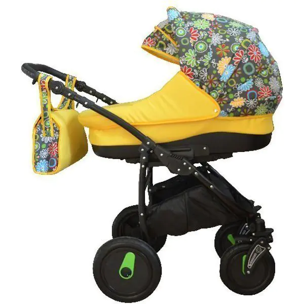 Детская коляска Camarelo Pireus Flower 3 в 1 — главный ракурс