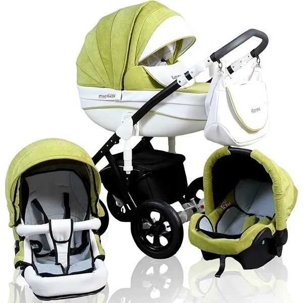 Детская коляска Street Racer Karona 3 в 1, Brownie — главный ракурс