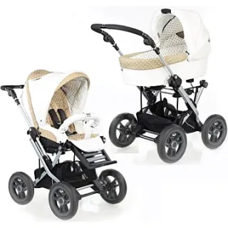 Детская коляска Teutonia Mistral Primus V3 Titanium Теутония Мистраль Примус В3 Титаниум WHL3 HB 2 в 1 с ручным тормозом