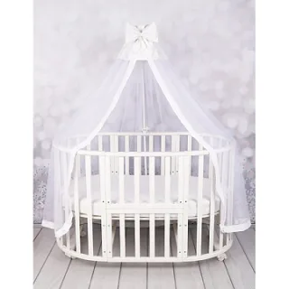Балдахин с рюшем для кроватки AmaroBaby Moonlight 150x300 см