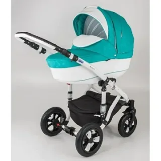 Детская коляска Adamex Galactic Eco 2 в 1, 50% экокожа