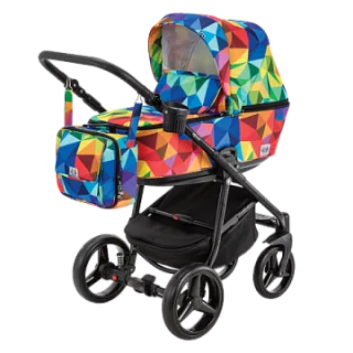 Детская коляска BeBe-Mobile Gusto 2 в 1, ткань+эко-кожа